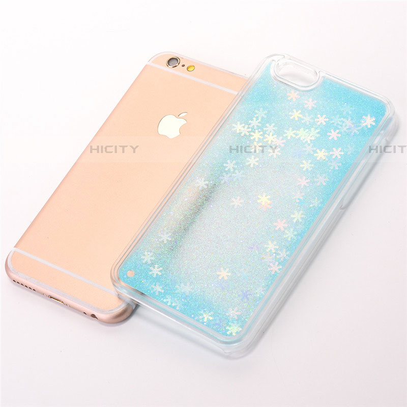 Custodia Silicone Trasparente Ultra Sottile Cover Fiori T01 per Apple iPhone 6