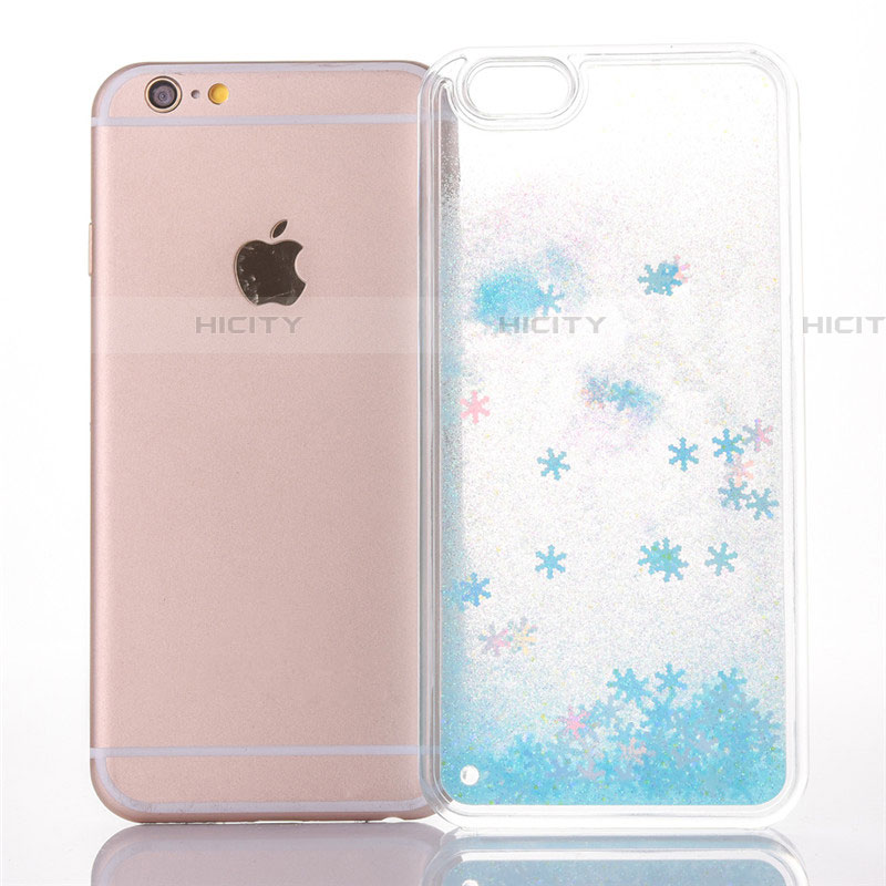 Custodia Silicone Trasparente Ultra Sottile Cover Fiori T01 per Apple iPhone 6