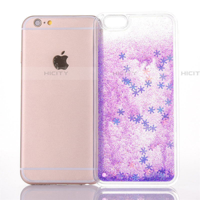 Custodia Silicone Trasparente Ultra Sottile Cover Fiori T01 per Apple iPhone 6