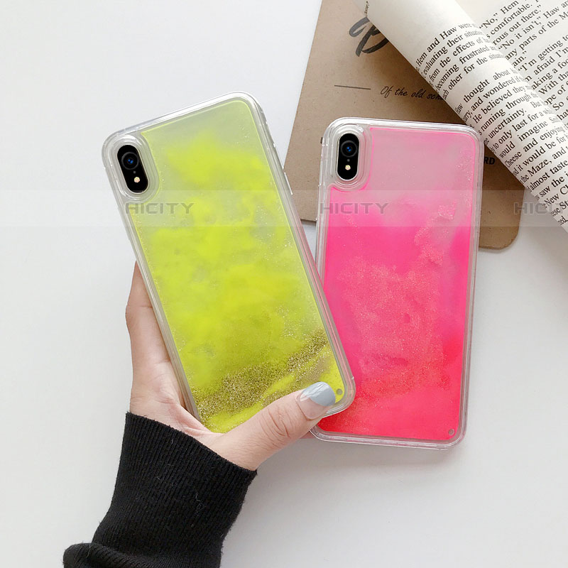 Custodia Silicone Trasparente Ultra Sottile Cover Fiori T10 per Apple iPhone XR