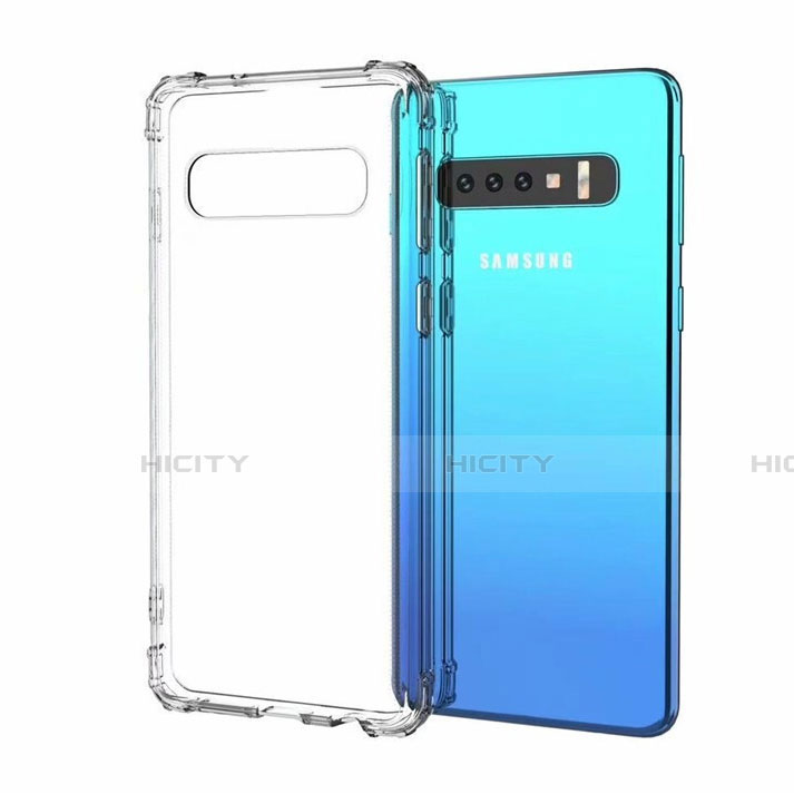 Custodia Silicone Trasparente Ultra Sottile Cover Morbida A05 per Samsung Galaxy S10