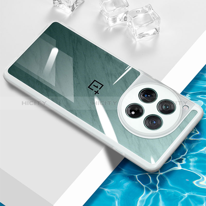 Custodia Silicone Trasparente Ultra Sottile Cover Morbida BH1 per OnePlus 12R 5G