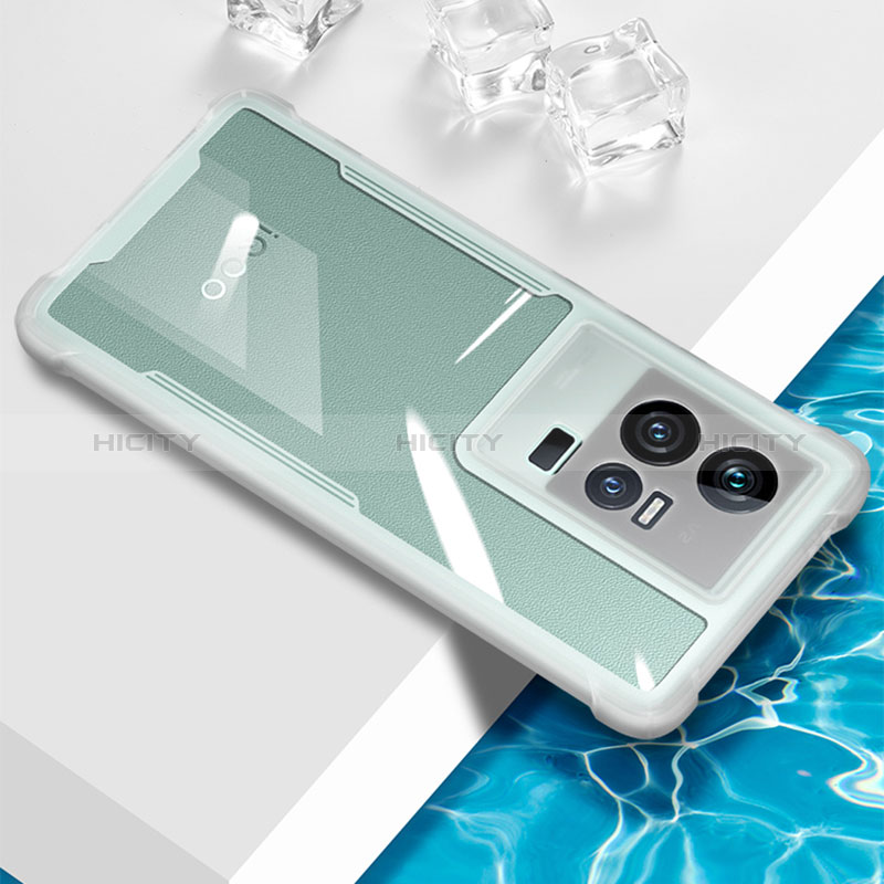 Custodia Silicone Trasparente Ultra Sottile Cover Morbida BH1 per Vivo iQOO 11 5G Bianco