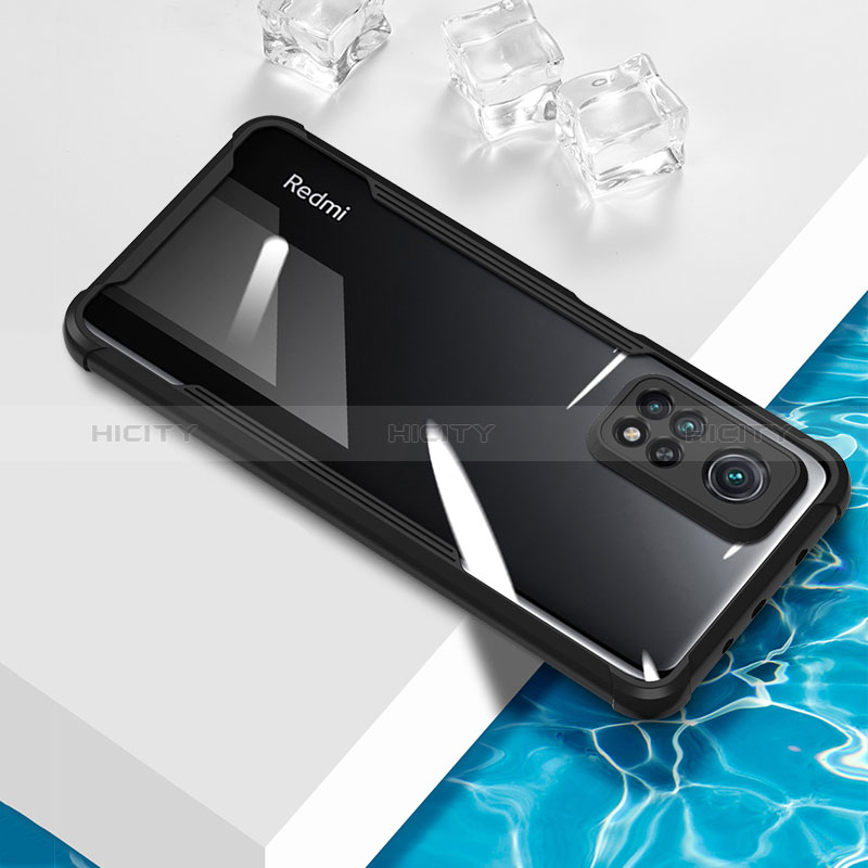 Custodia Silicone Trasparente Ultra Sottile Cover Morbida BH1 per Xiaomi Mi 10T Pro 5G Nero