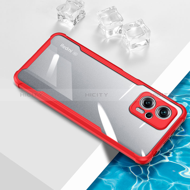 Custodia Silicone Trasparente Ultra Sottile Cover Morbida BH1 per Xiaomi Redmi Note 11T Pro+ Plus 5G