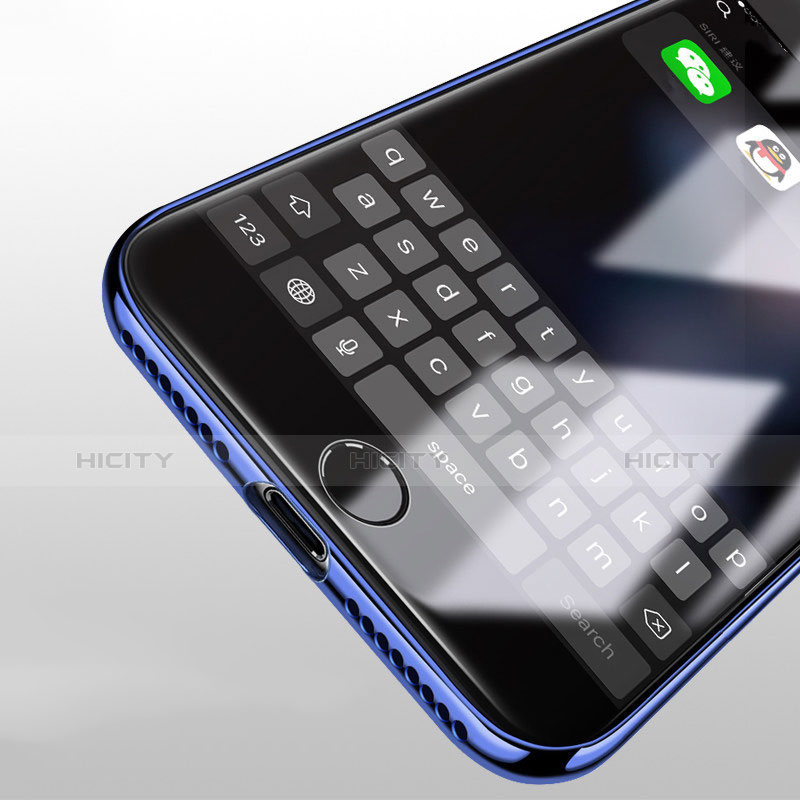 Custodia Silicone Trasparente Ultra Sottile Cover Morbida C02 per Apple iPhone 7