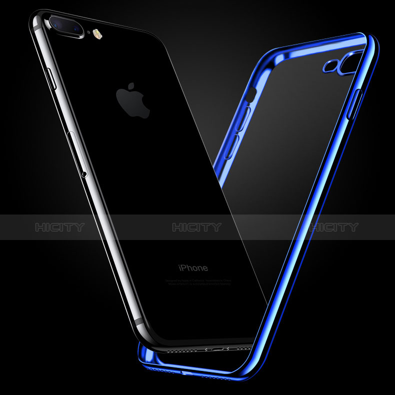 Custodia Silicone Trasparente Ultra Sottile Cover Morbida C02 per Apple iPhone 8