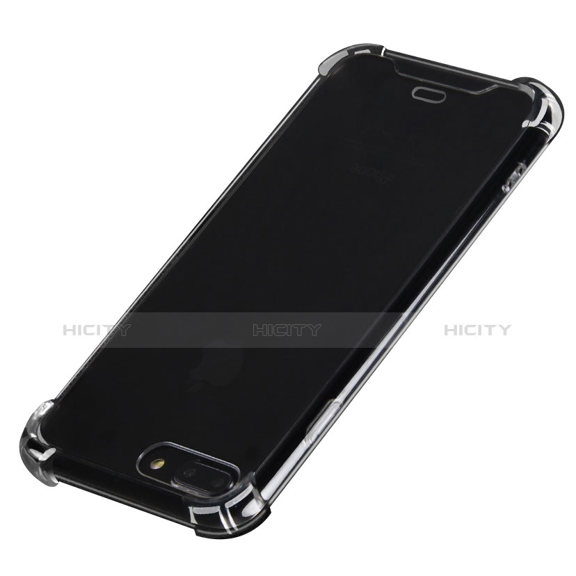 Custodia Silicone Trasparente Ultra Sottile Cover Morbida F02 per Apple iPhone 8 Plus Chiaro