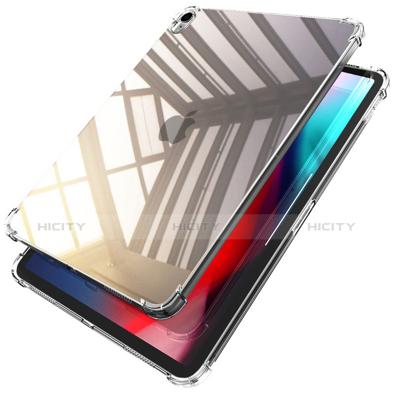 Custodia Silicone Trasparente Ultra Sottile Cover Morbida H01 per Apple iPad Pro 11 (2018)