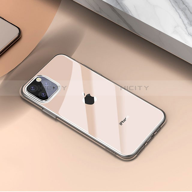 Custodia Silicone Trasparente Ultra Sottile Cover Morbida H01 per Apple iPhone 11 Pro