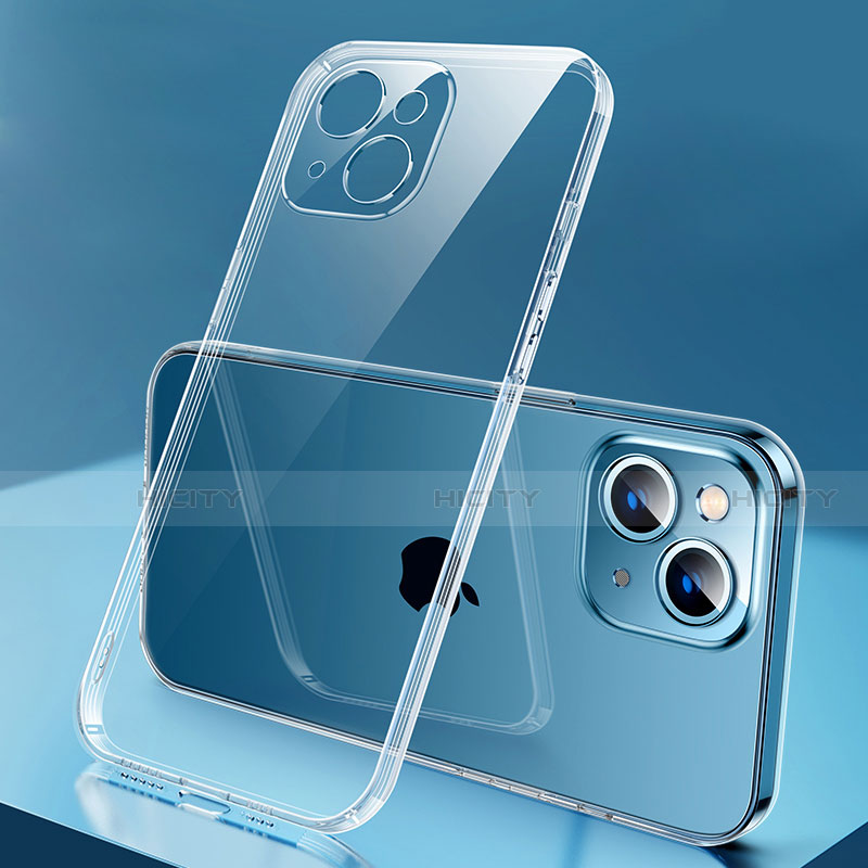 Custodia Silicone Trasparente Ultra Sottile Cover Morbida H01 per Apple iPhone 13 Mini