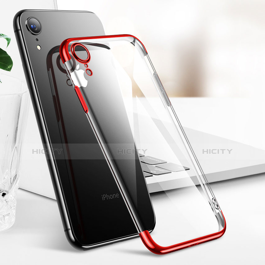 Custodia Silicone Trasparente Ultra Sottile Cover Morbida H01 per Apple iPhone XR