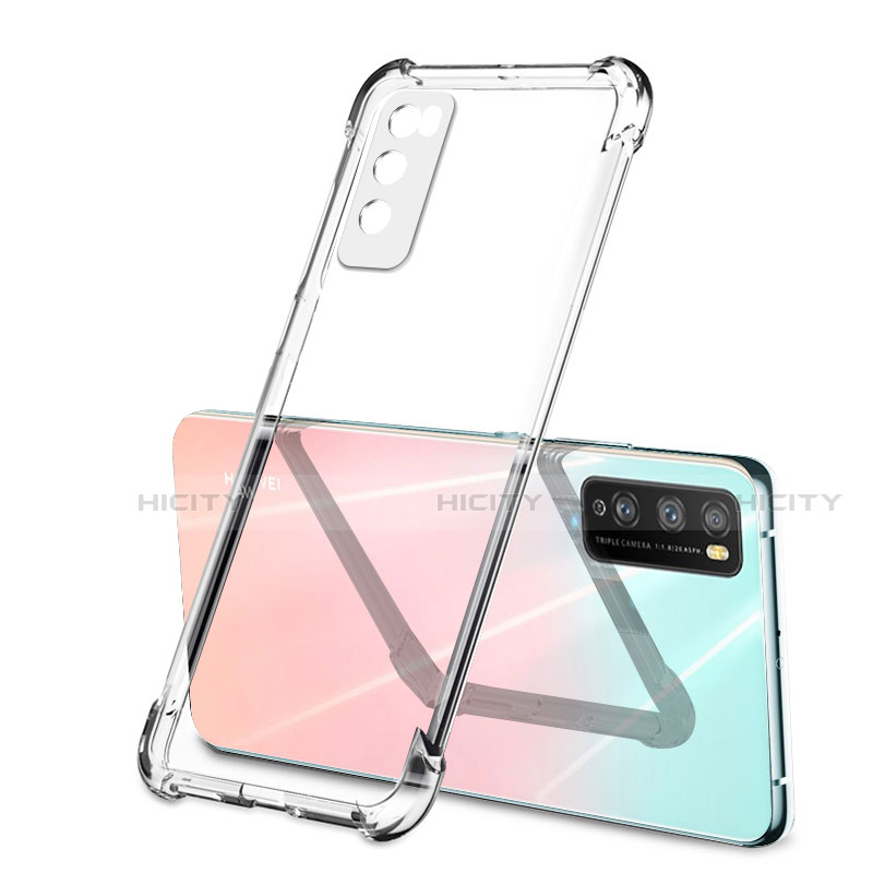 Custodia Silicone Trasparente Ultra Sottile Cover Morbida H01 per Huawei Enjoy Z 5G