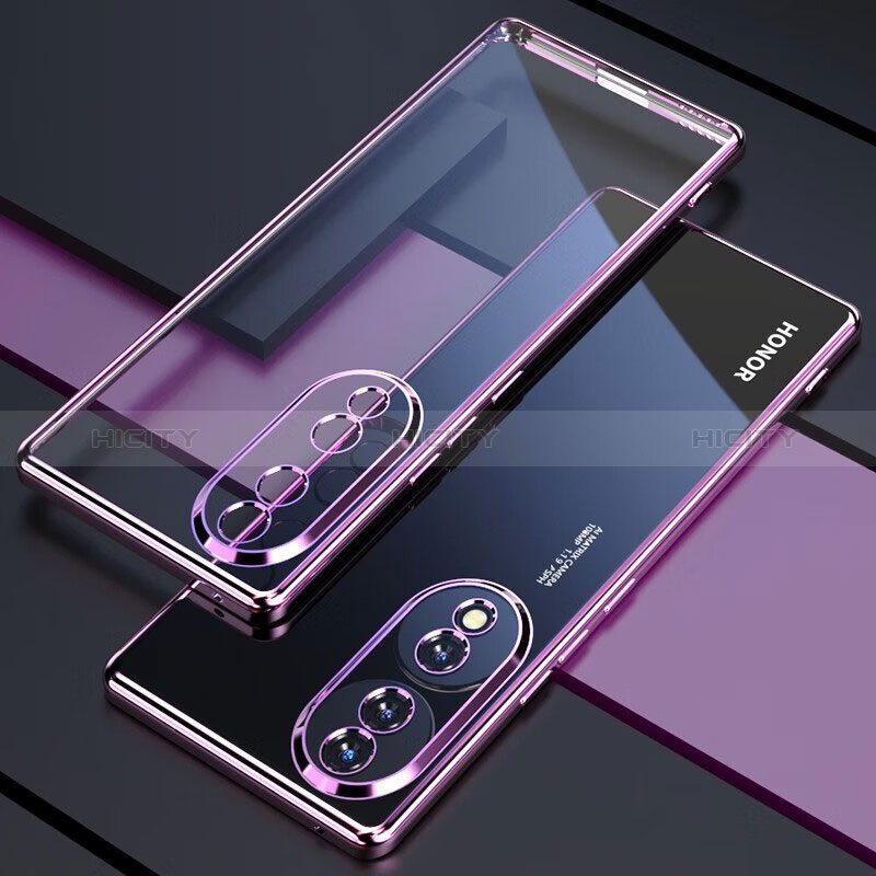Custodia Silicone Trasparente Ultra Sottile Cover Morbida H01 per Huawei Honor 70 Pro 5G