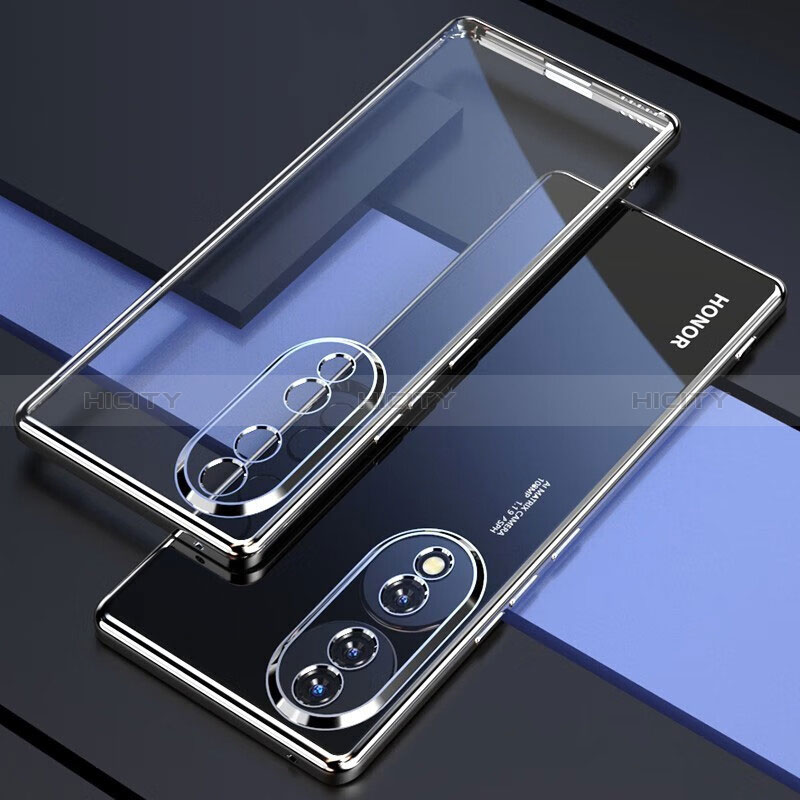 Custodia Silicone Trasparente Ultra Sottile Cover Morbida H01 per Huawei Honor 70 Pro+ Plus 5G