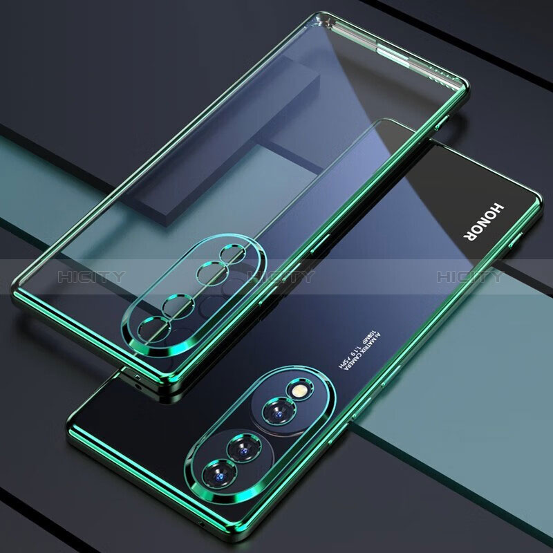 Custodia Silicone Trasparente Ultra Sottile Cover Morbida H01 per Huawei Honor 70 Pro+ Plus 5G
