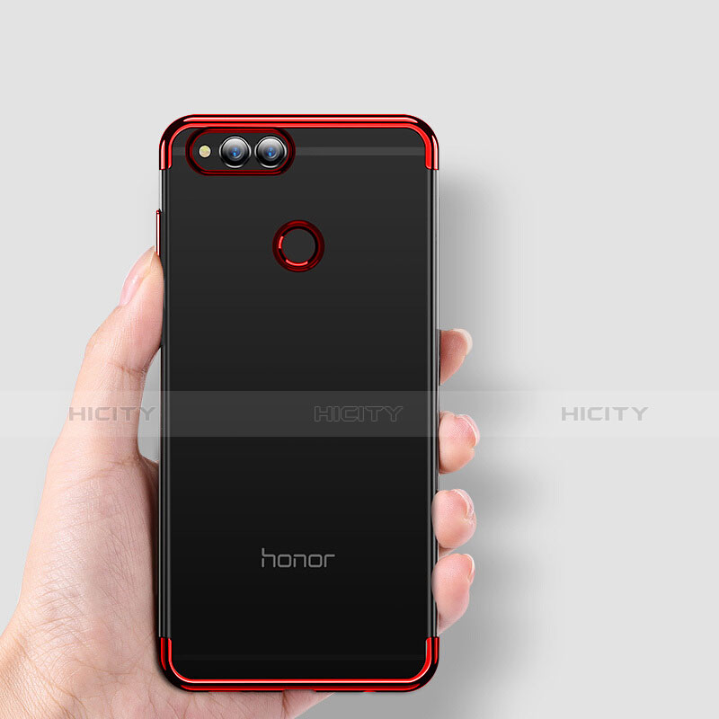 Custodia Silicone Trasparente Ultra Sottile Cover Morbida H01 per Huawei Honor 7X
