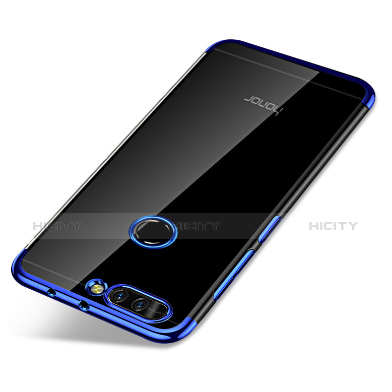 Custodia Silicone Trasparente Ultra Sottile Cover Morbida H01 per Huawei Honor 8 Pro