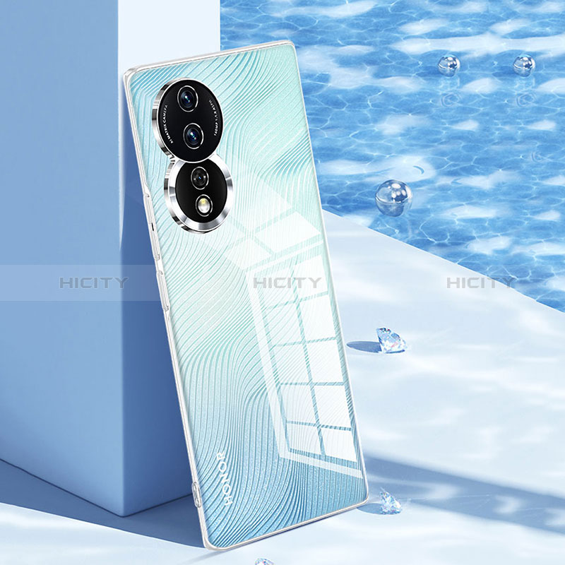 Custodia Silicone Trasparente Ultra Sottile Cover Morbida H01 per Huawei Honor 80 Pro 5G