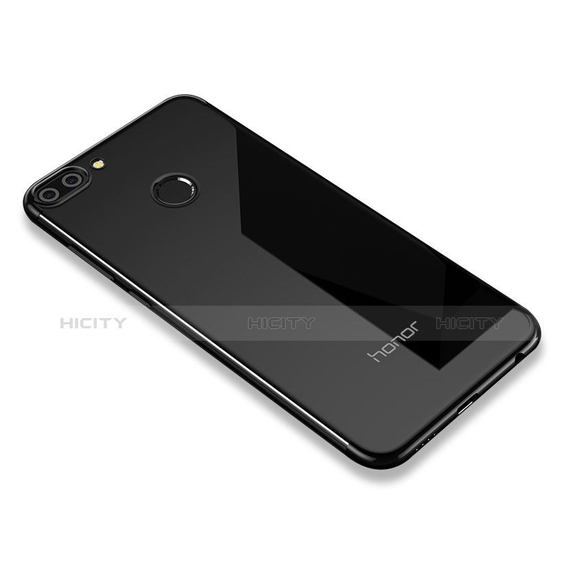 Custodia Silicone Trasparente Ultra Sottile Cover Morbida H01 per Huawei Honor 9i Nero