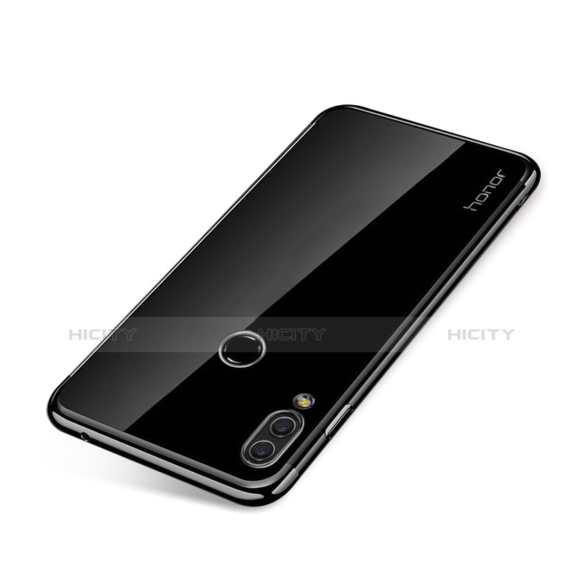 Custodia Silicone Trasparente Ultra Sottile Cover Morbida H01 per Huawei Honor Note 10 Nero