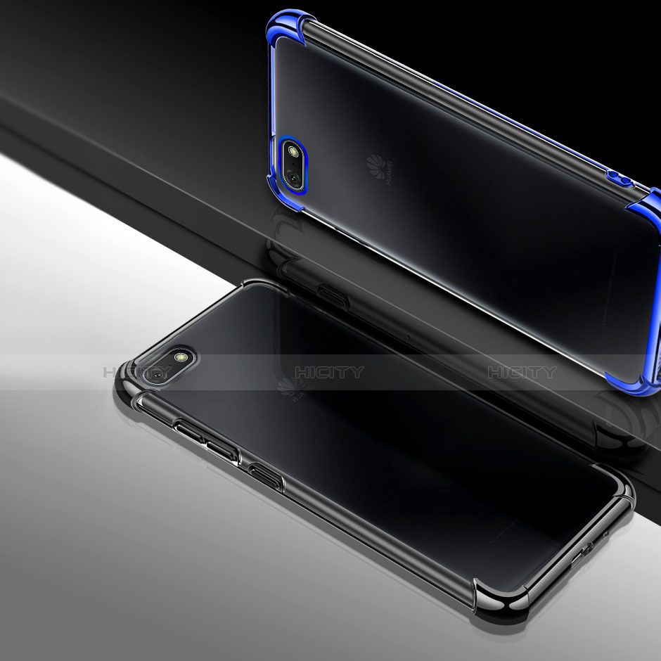 Custodia Silicone Trasparente Ultra Sottile Cover Morbida H01 per Huawei Honor Play 7