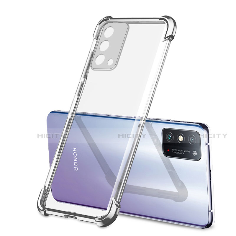 Custodia Silicone Trasparente Ultra Sottile Cover Morbida H01 per Huawei Honor X10 Max 5G