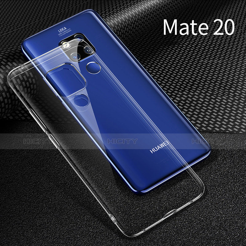 Custodia Silicone Trasparente Ultra Sottile Cover Morbida H01 per Huawei Mate 20