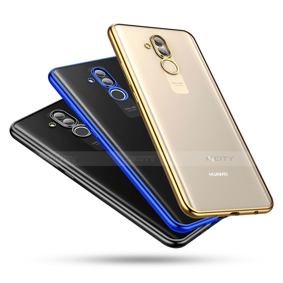 Custodia Silicone Trasparente Ultra Sottile Cover Morbida H01 per Huawei Mate 20 Lite