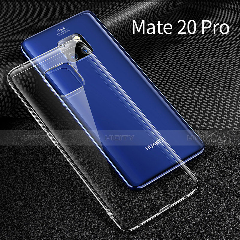 Custodia Silicone Trasparente Ultra Sottile Cover Morbida H01 per Huawei Mate 20 Pro