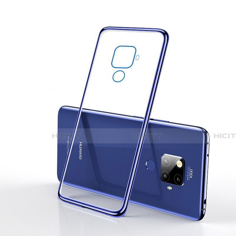 Custodia Silicone Trasparente Ultra Sottile Cover Morbida H01 per Huawei Mate 30 Lite