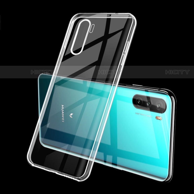 Custodia Silicone Trasparente Ultra Sottile Cover Morbida H01 per Huawei Mate 40 Lite 5G Chiaro