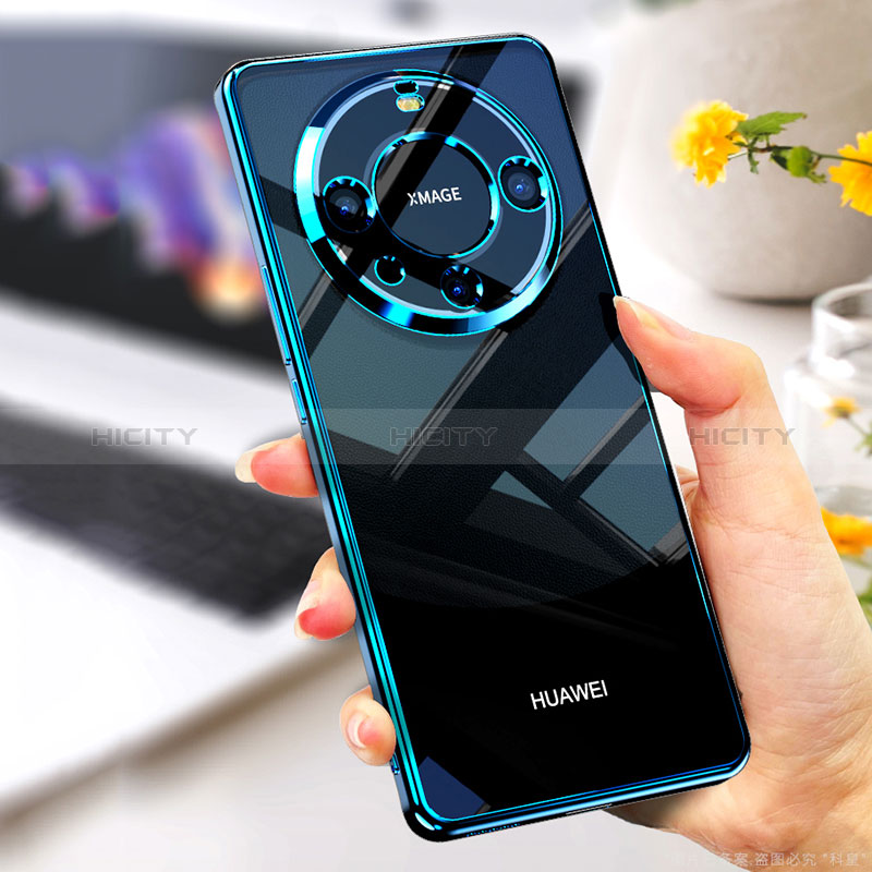Custodia Silicone Trasparente Ultra Sottile Cover Morbida H01 per Huawei Mate 60 Pro+ Plus