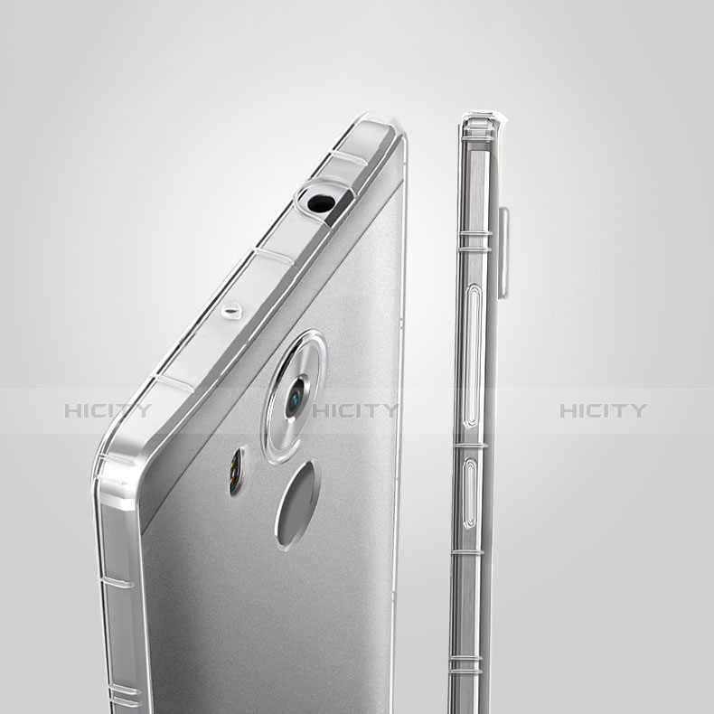 Custodia Silicone Trasparente Ultra Sottile Cover Morbida H01 per Huawei Mate 8