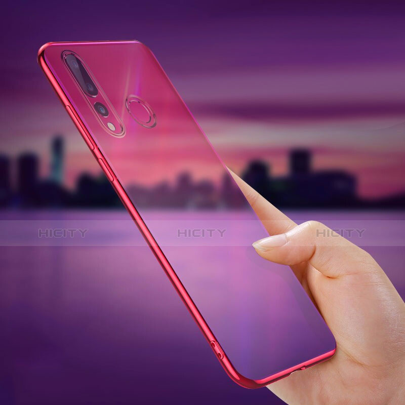 Custodia Silicone Trasparente Ultra Sottile Cover Morbida H01 per Huawei Nova 4