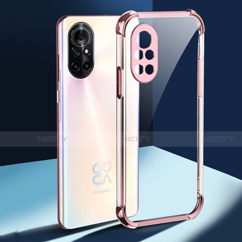 Custodia Silicone Trasparente Ultra Sottile Cover Morbida H01 per Huawei Nova 8 Pro 5G