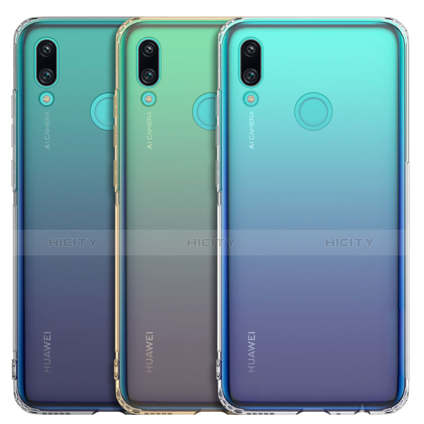Custodia Silicone Trasparente Ultra Sottile Cover Morbida H01 per Huawei P Smart (2019)