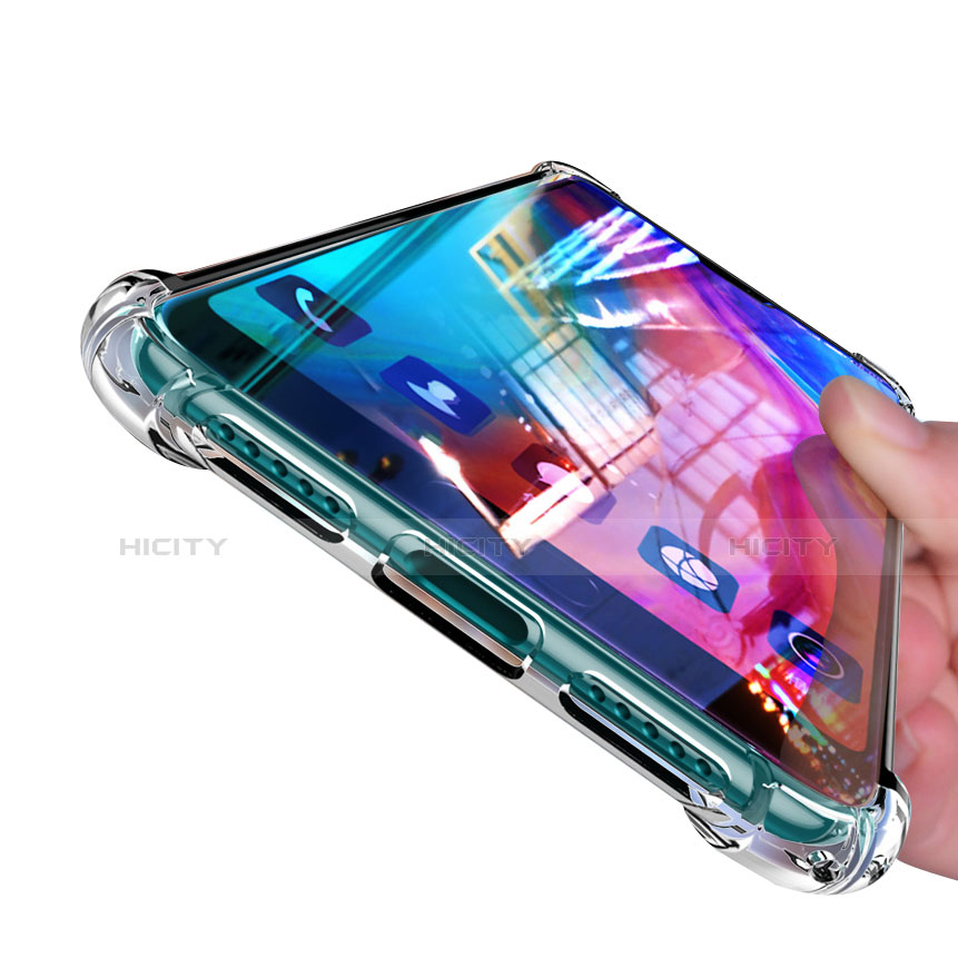 Custodia Silicone Trasparente Ultra Sottile Cover Morbida H01 per Huawei P20