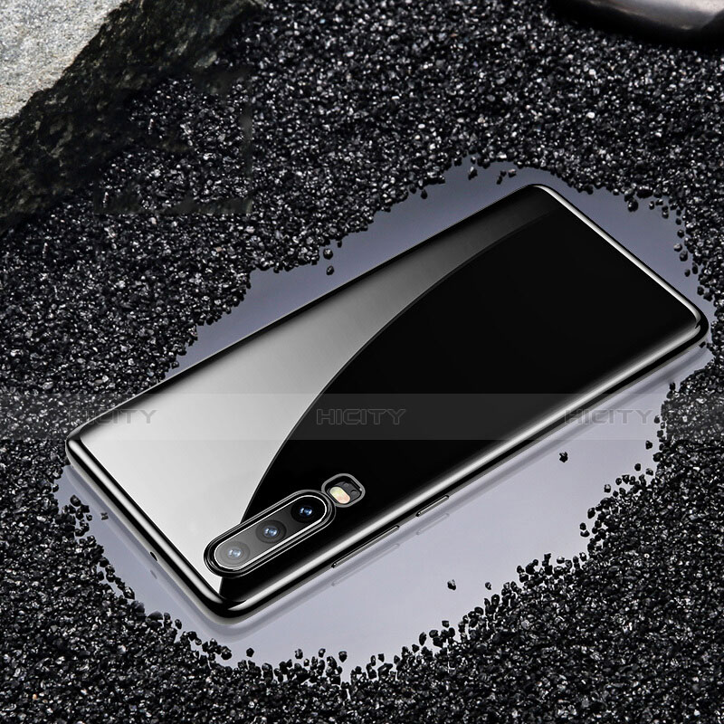 Custodia Silicone Trasparente Ultra Sottile Cover Morbida H01 per Huawei P30