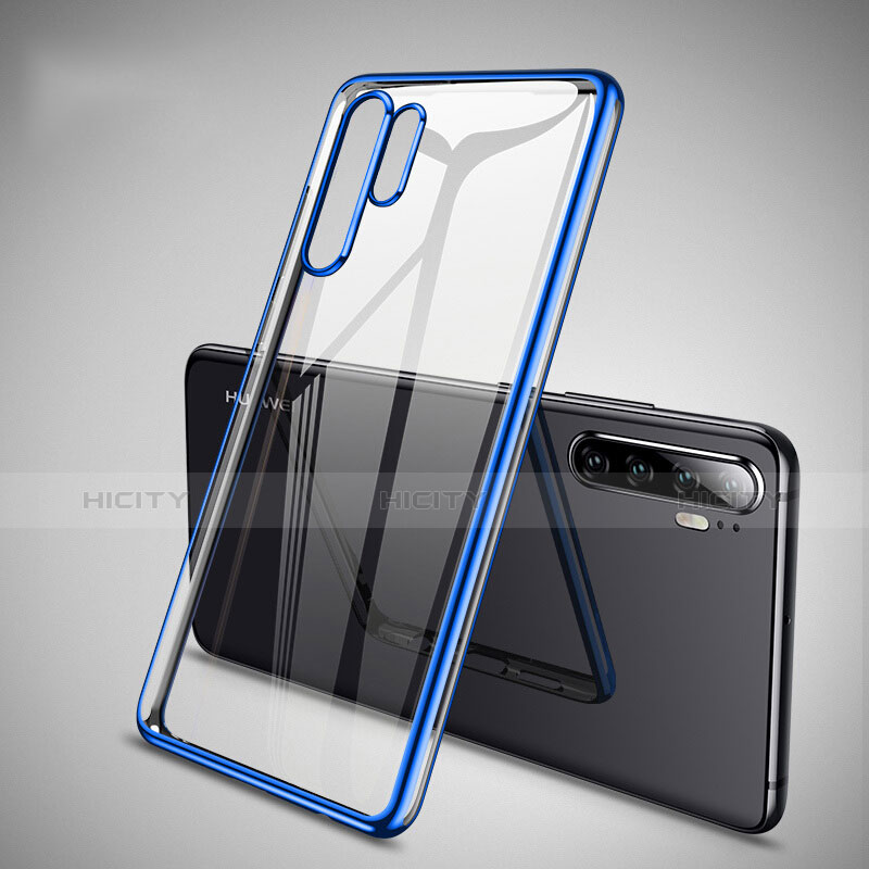 Custodia Silicone Trasparente Ultra Sottile Cover Morbida H01 per Huawei P30 Pro