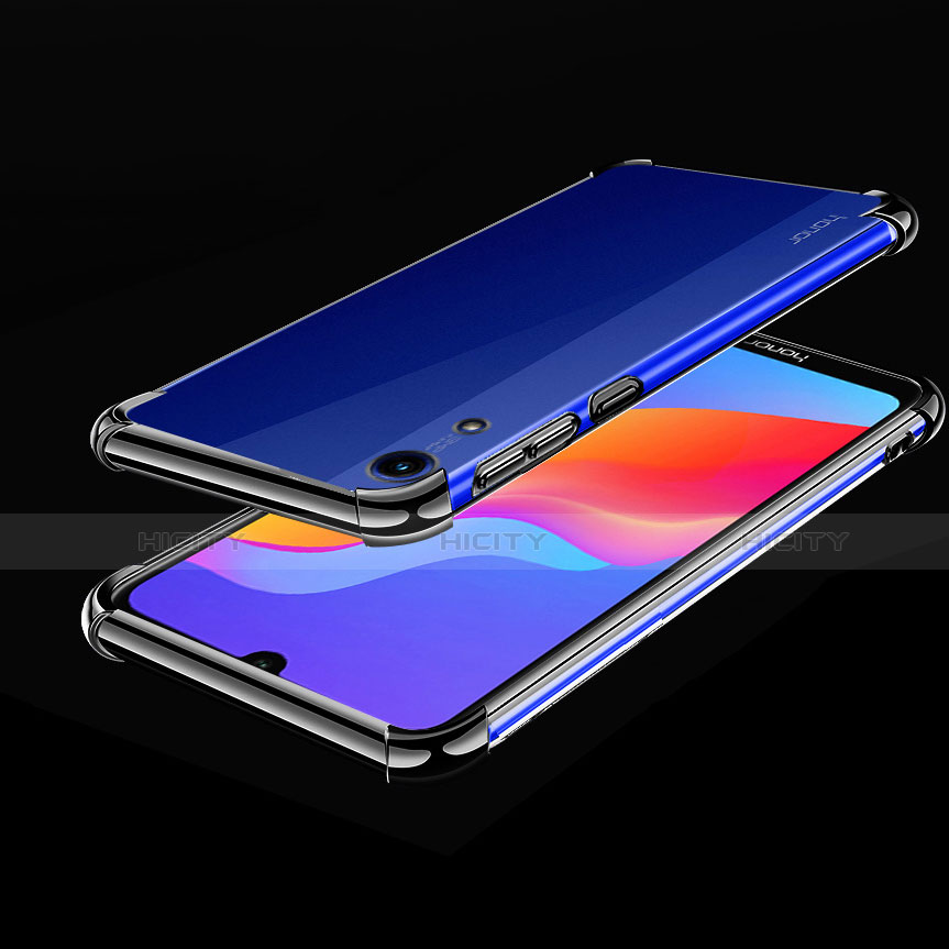 Custodia Silicone Trasparente Ultra Sottile Cover Morbida H01 per Huawei Y6 Pro (2019) Nero