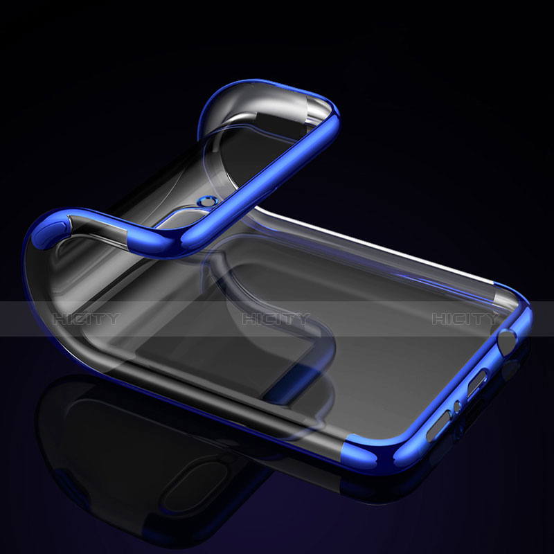 Custodia Silicone Trasparente Ultra Sottile Cover Morbida H01 per Huawei Y7 (2018)