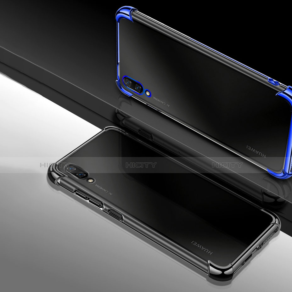 Custodia Silicone Trasparente Ultra Sottile Cover Morbida H01 per Huawei Y7 (2019)