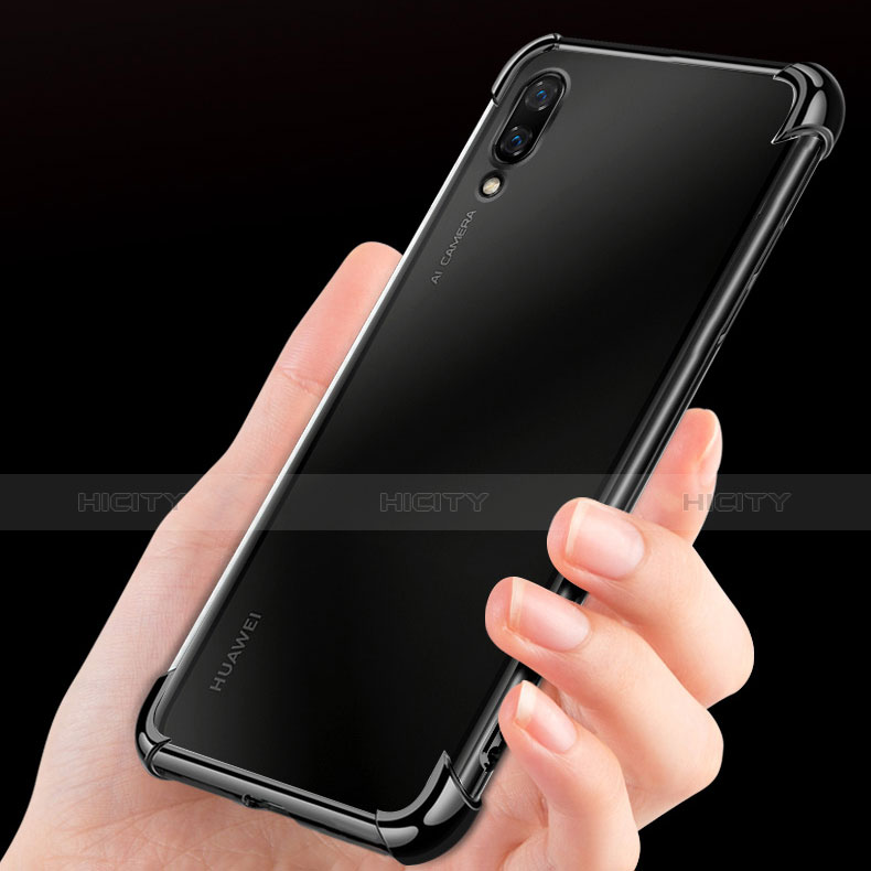 Custodia Silicone Trasparente Ultra Sottile Cover Morbida H01 per Huawei Y7 Pro (2019)
