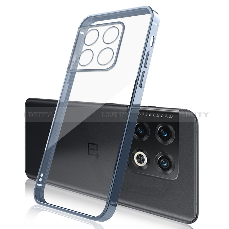 Custodia Silicone Trasparente Ultra Sottile Cover Morbida H01 per OnePlus 10 Pro 5G