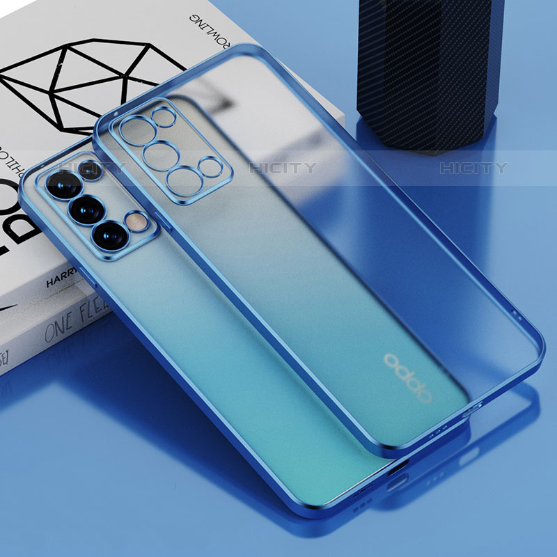 Custodia Silicone Trasparente Ultra Sottile Cover Morbida H01 per Oppo Reno6 Pro+ Plus 5G