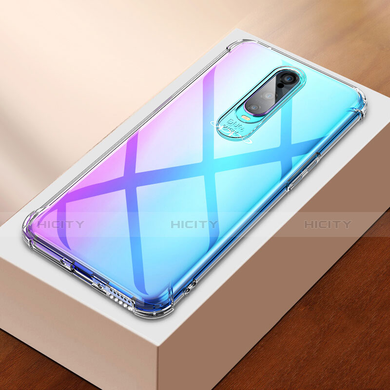 Custodia Silicone Trasparente Ultra Sottile Cover Morbida H01 per Oppo RX17 Pro Chiaro