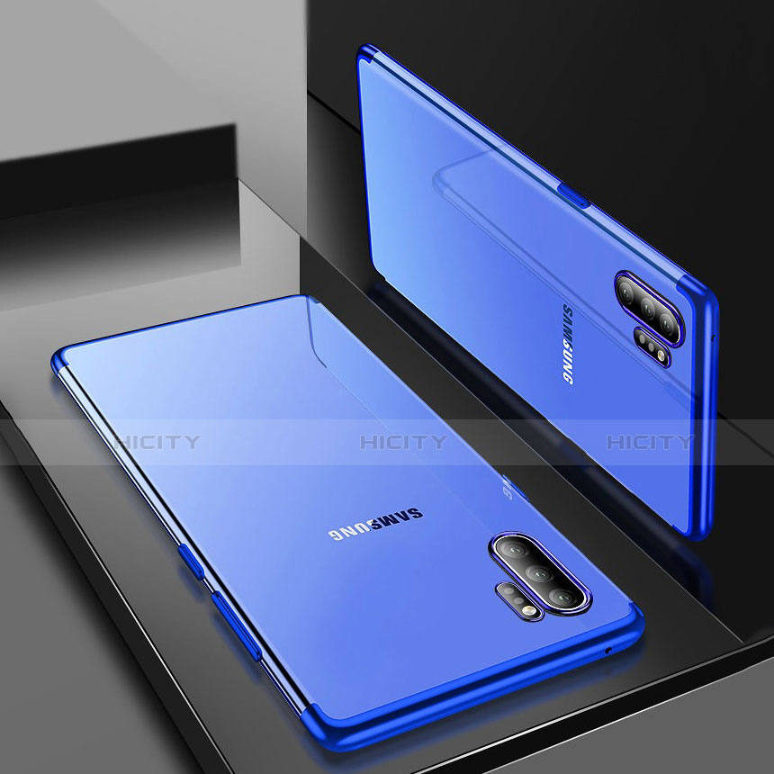 Custodia Silicone Trasparente Ultra Sottile Cover Morbida H01 per Samsung Galaxy Note 10 Plus