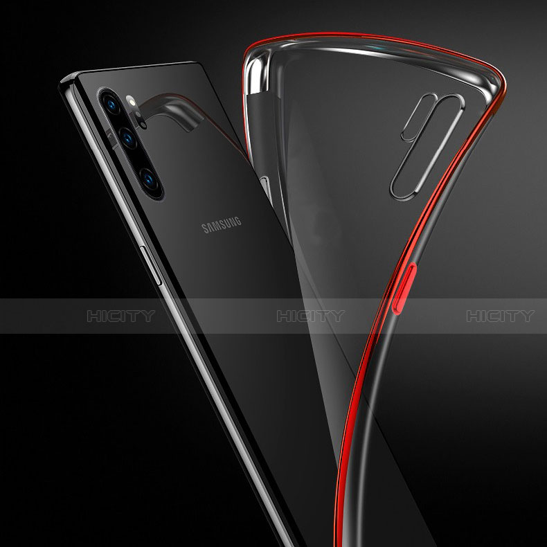 Custodia Silicone Trasparente Ultra Sottile Cover Morbida H01 per Samsung Galaxy Note 10 Plus 5G