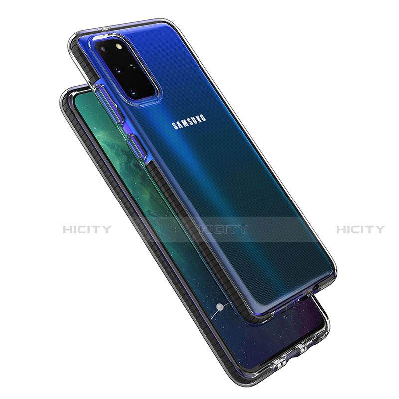 Custodia Silicone Trasparente Ultra Sottile Cover Morbida H01 per Samsung Galaxy S20 Plus 5G